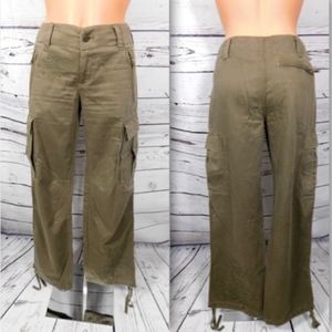 cargo pants with drawstring ankle